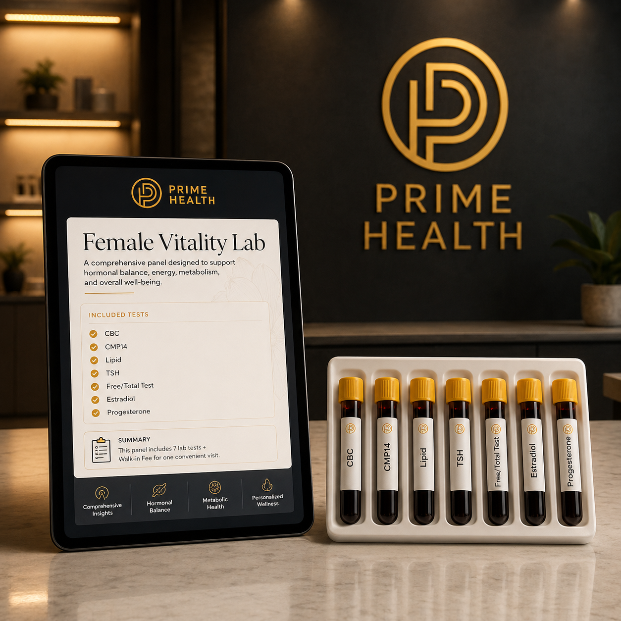 Female Vitality Lab panel